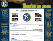 Tablet Screenshot of keyclub.pftq.com